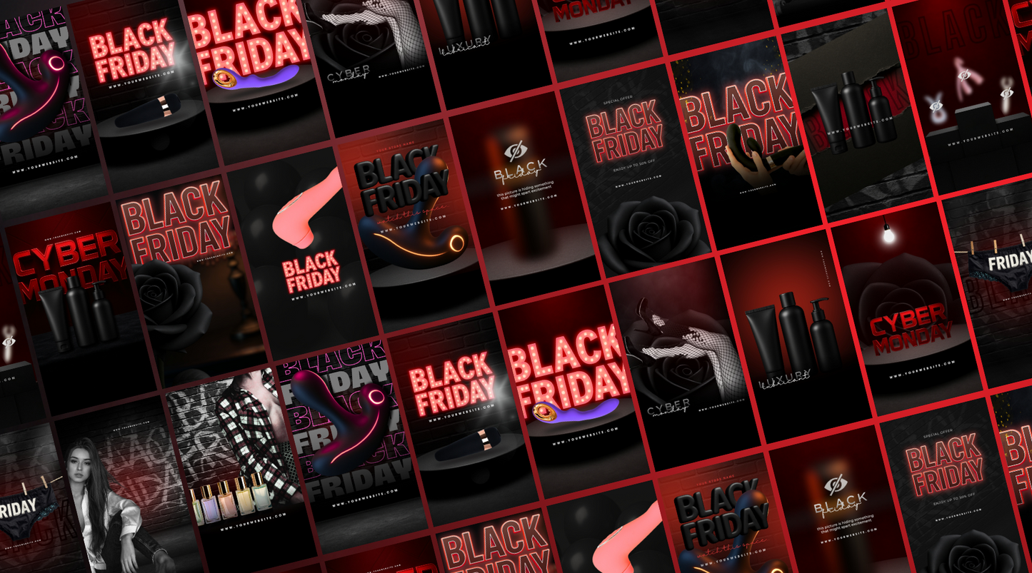Black Friday Sexual Wellness Digital Marketing Bundle