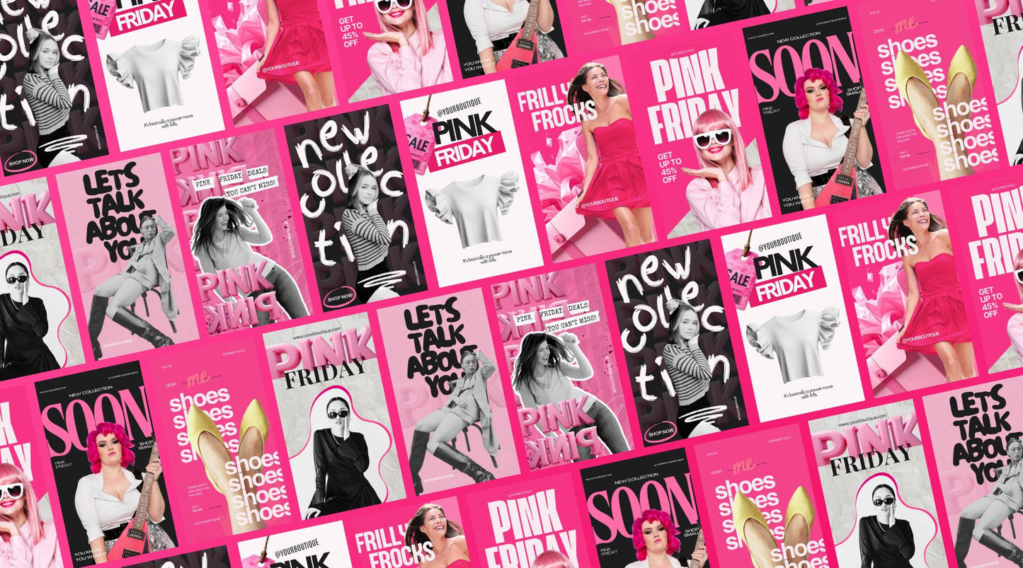 Black (Pink) Friday Digital Marketing Bundle